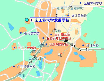 广州市人事考试考场地理位置