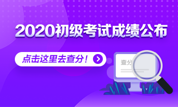 陕西省2020年低级管帐测验后果查询进口已开通！