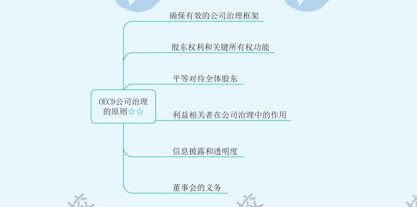 2021年注册会计师《战略》思维导图第五章—公司治理