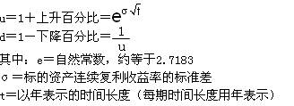 多期二叉树模型