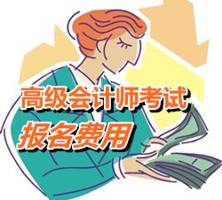 浙江2015年高级会计师考试报名费用