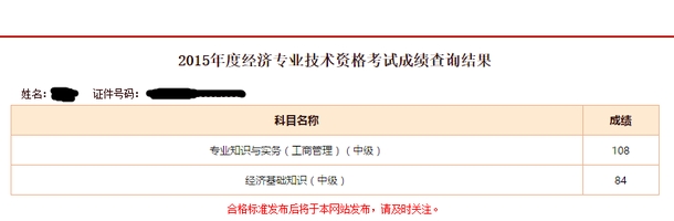 2015年经济师考试网校学员成绩