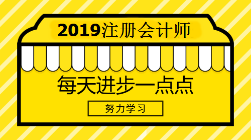 2019注册会计师