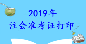 注会准考证打印