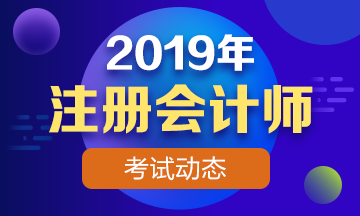 2019年注册会计师报名