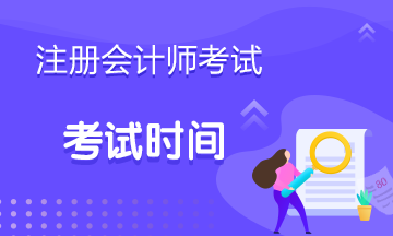 2019年陕西西安CPA考试时间是什么时候？