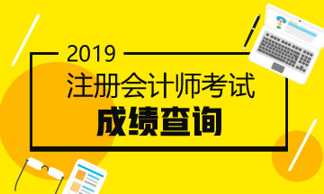 海南2019注会考试成绩查询时间