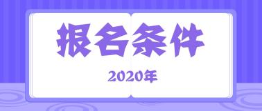 2020初级经济师报名条件？