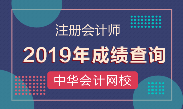 2019年常州注会考试成绩查询