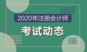 湖南长沙2020注册会计师考试时间