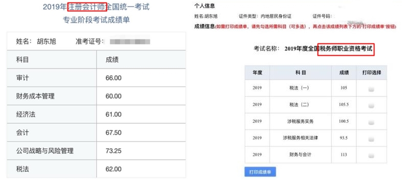 7个月一次过注会6科+中级3科+税务师5科！快来转发锦鲤