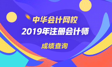 天津2019年注会官网成绩查询入口是哪个？