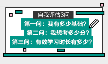 【定制版】基础+目标分数+有效学习时长=中级会计备考计划