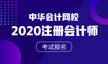 山东2020年注册会计师报名时间已公布