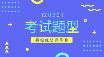 2020年初级经济考试题型你知道吗？