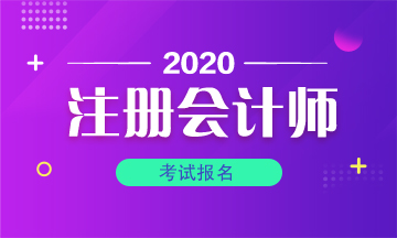 四川2020年注册会计师网上报名时间已经公布