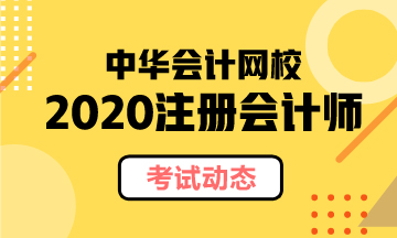 广西注册会计师2020年考试时间在什么时候？