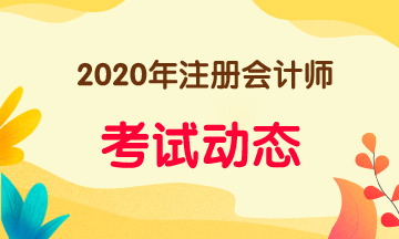 广州2020年注会考试时间安排