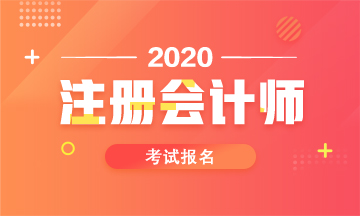 2020年天津注册会计师考试报名入口已开通！