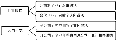 投资组织形式的纳税筹划