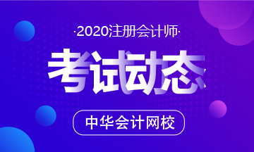 陕西2020年注册会计师考试时间及科目安排已发布