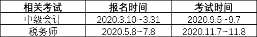 中级考试时间调整不影响税务师！一起考有诀窍！