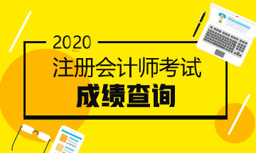 2020年河南注册会计师考试成绩查询入口及时间