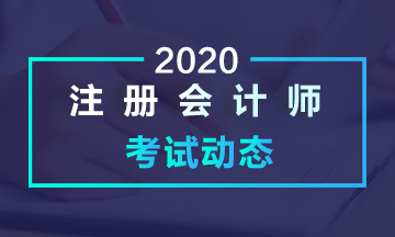 一文了解上海2020年注会考试时间与科目安排 
