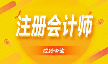 长春2020年注会成绩查询时间