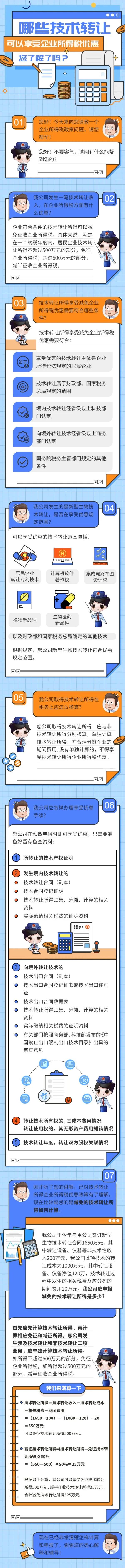 我公司发生一笔技术转让收入 在企业所得税方面有什么优惠？