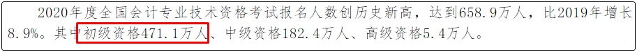 初级会计每年报名人数增长 通过率却不高 原因到底为何？