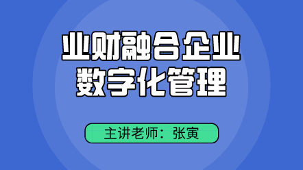 业财融合企业数字化管理 