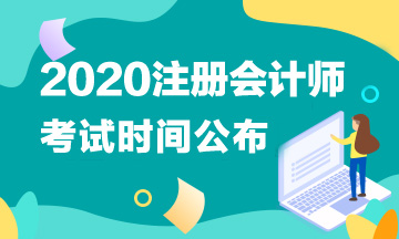 2020年广东注会考试时间公布