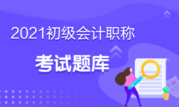 2021年甘肃省初级会计考试精选练习题汇总