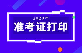 河北2020年初级经济师准考证怎么打印？