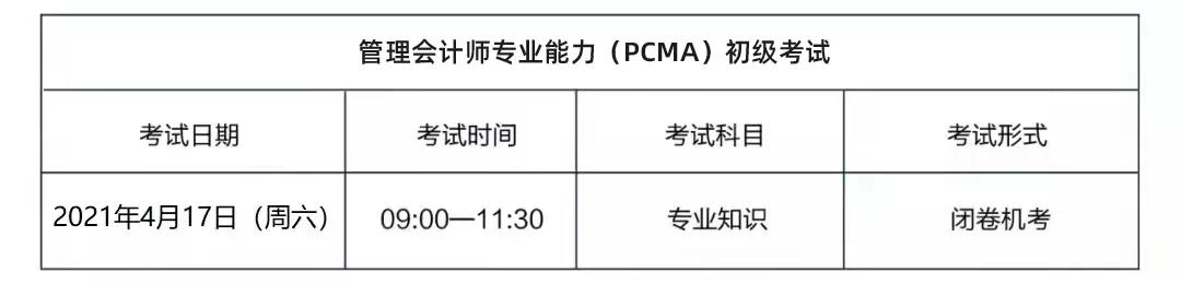 PCMA初级