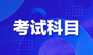 2021年高级经济师考试科目