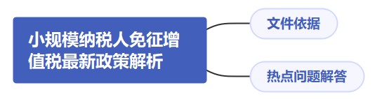 小规模纳税人免征增值税最新政策解析