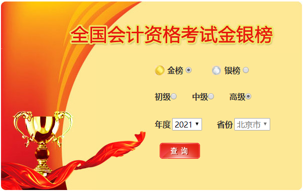 终于等到你！2021年高级会计师考试金银榜公布