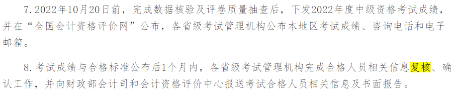 查分后 对2022中级会计考试成绩有异议怎么办？申请复核！