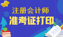 注册会计师准考证打印网站是什么？