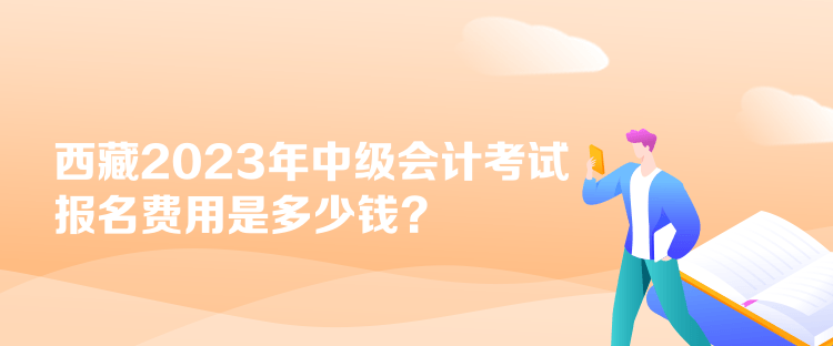 西藏2023年中级会计考试报名费用是多少钱？