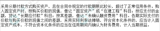 2023注会会计核心入门知识点4：分期付款购买固定资产