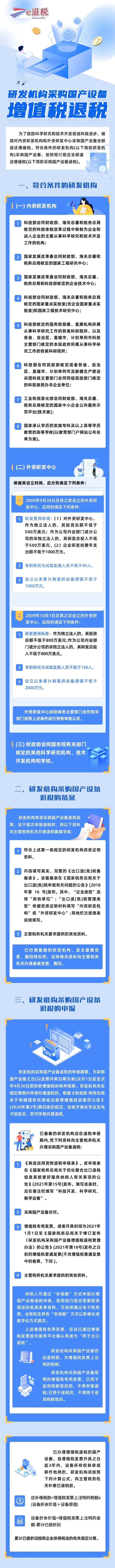 研发机构采购国产设备增值税退税的办理