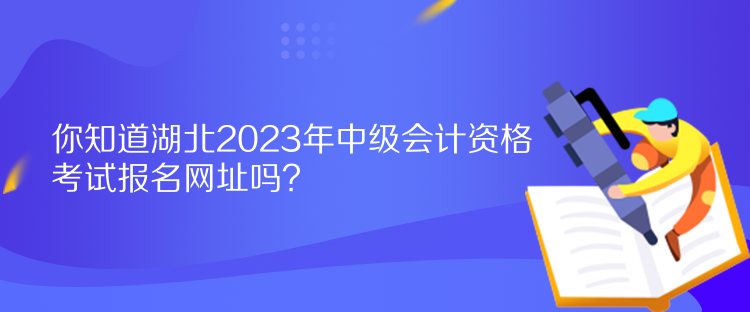 你知道湖北2023年中级会计资格考试报名网址吗？