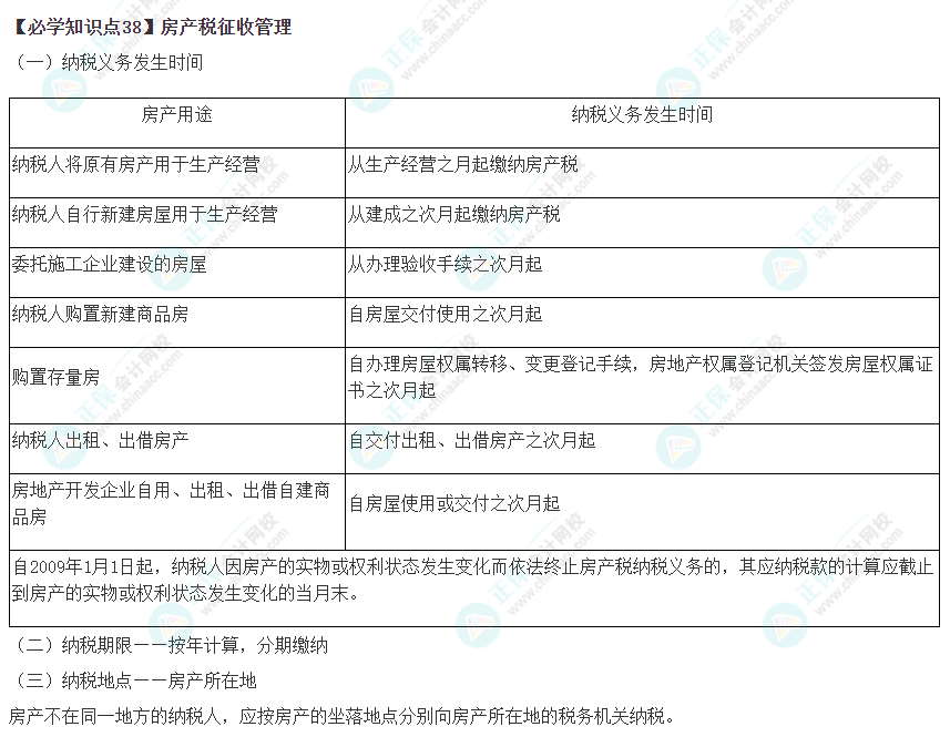 2023年注会《税法》基础阶段必学知识点