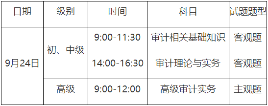 重庆2023年审计师报名时间公布