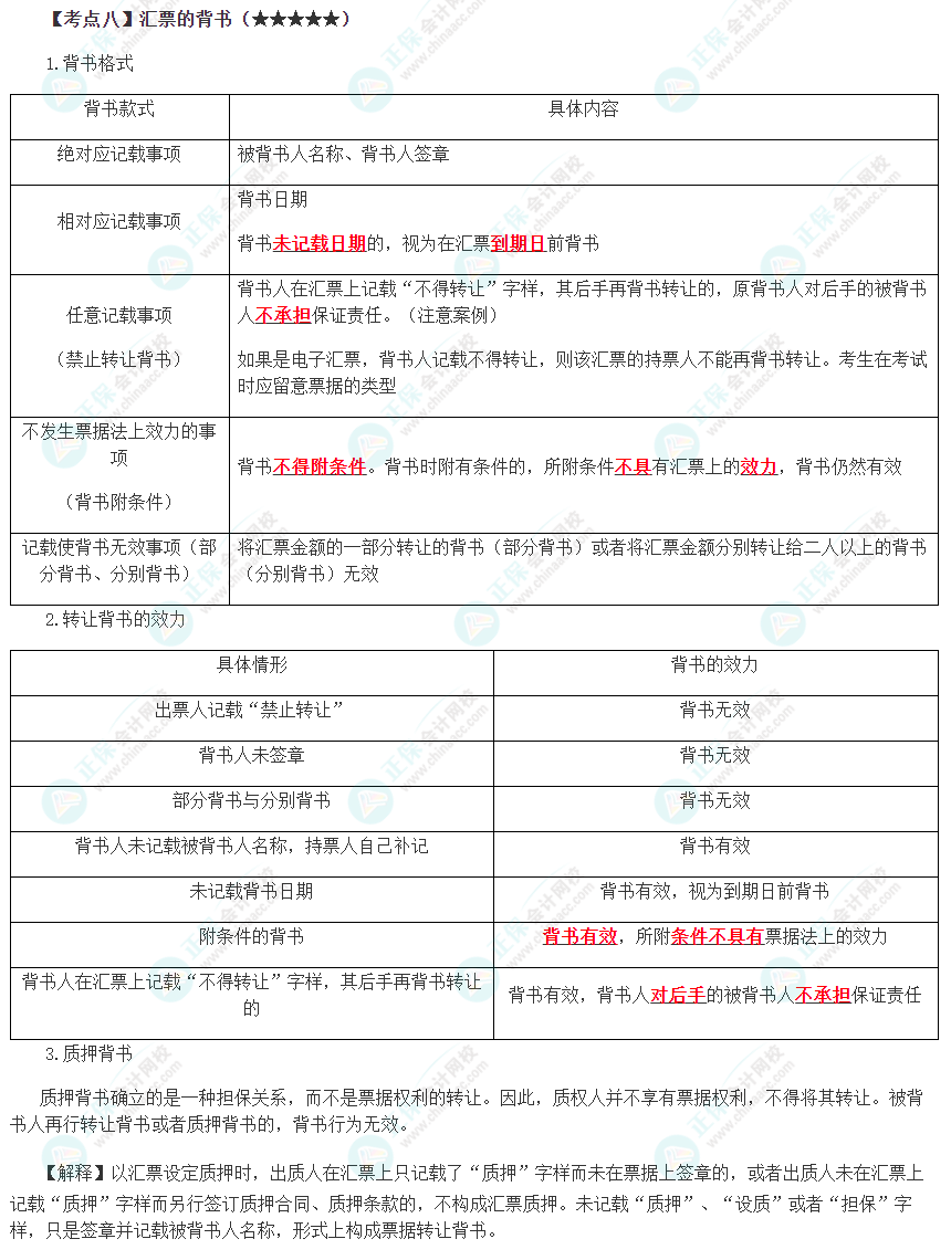 2023年注会《经济法》第9章高频考点8