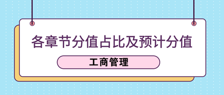 中级经济师《工商管理》各章节分值占比及2023年预计分值