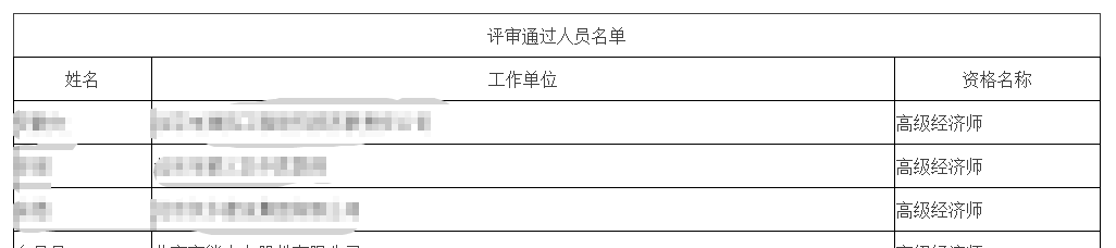 北京高级经济师评审